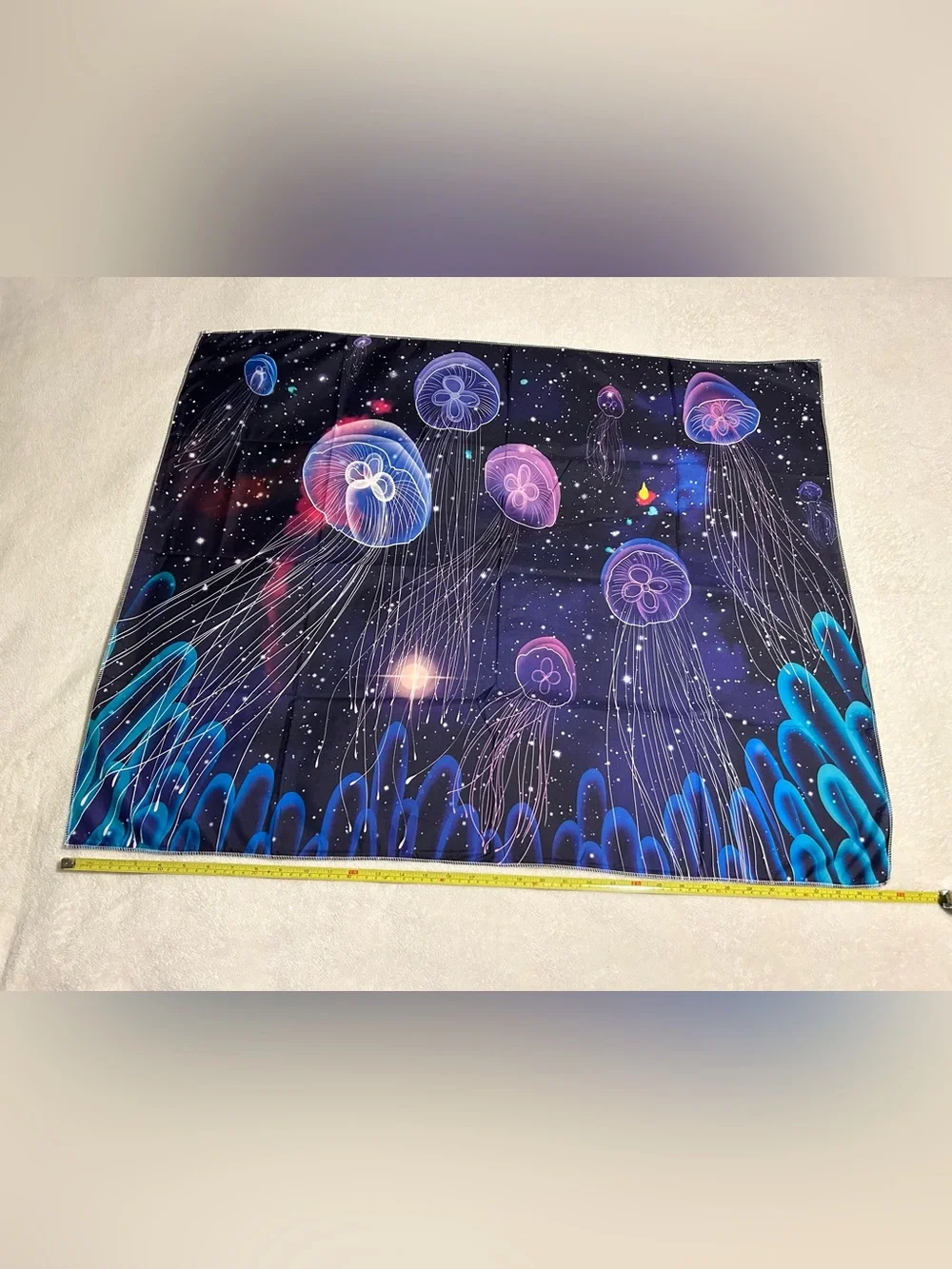 New tapestry home wall decor jellyfish ocean reef rave hippy space interstellar